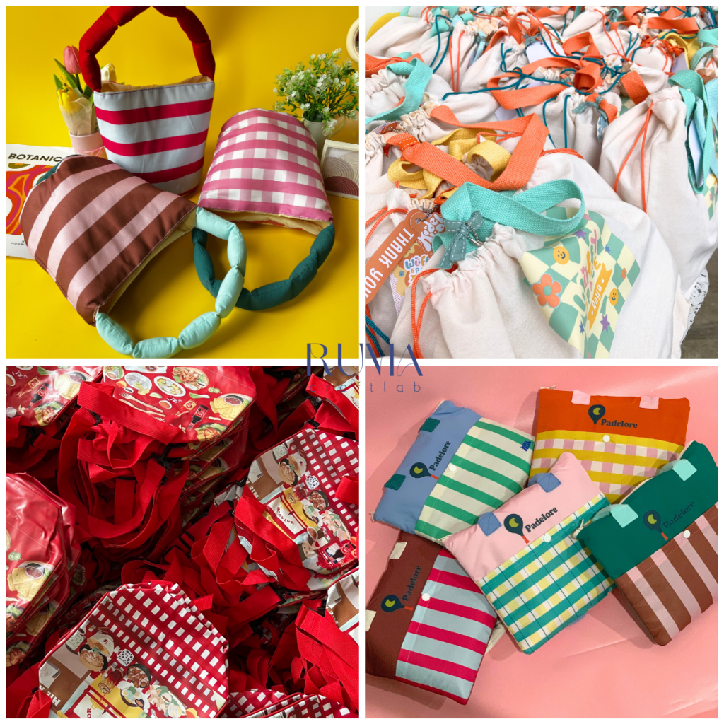 Bags & Goodies: From tote bags to travel pouches, we craft practical and stylish bags that double as impactful giveaways — perfect for events, promotions, or daily use.