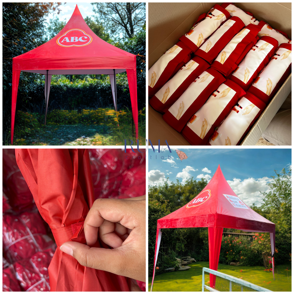 Event Essentials: From tents and tables to umbrellas and displays, we provide essential event items that support both functionality and strong brand visibility.