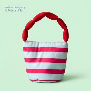 Bucket Bag with Puffy Handle