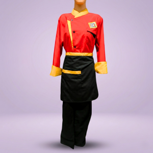 Chef Apron<br><span style="font-size: 75%;">(Apron Seragam Kafe & Restoran)</span>