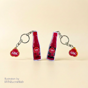 Illustrated Acrylic Keychain