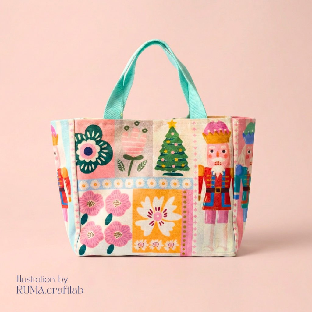 RUMA.craftlab - Illustrated Canvas Handbag