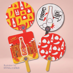 Pop-Art Hand Fan