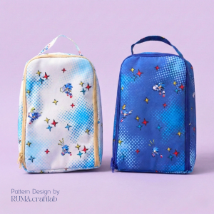 Travel Shoes bag with Handle<br><span style="font-size: 75%;">(Tas Sepatu Travel Organizer Motif)</span>