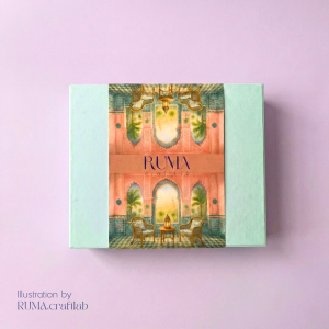 Custom Logo Corporate Ramadhan Hampers Box | Illustrated Sleeves